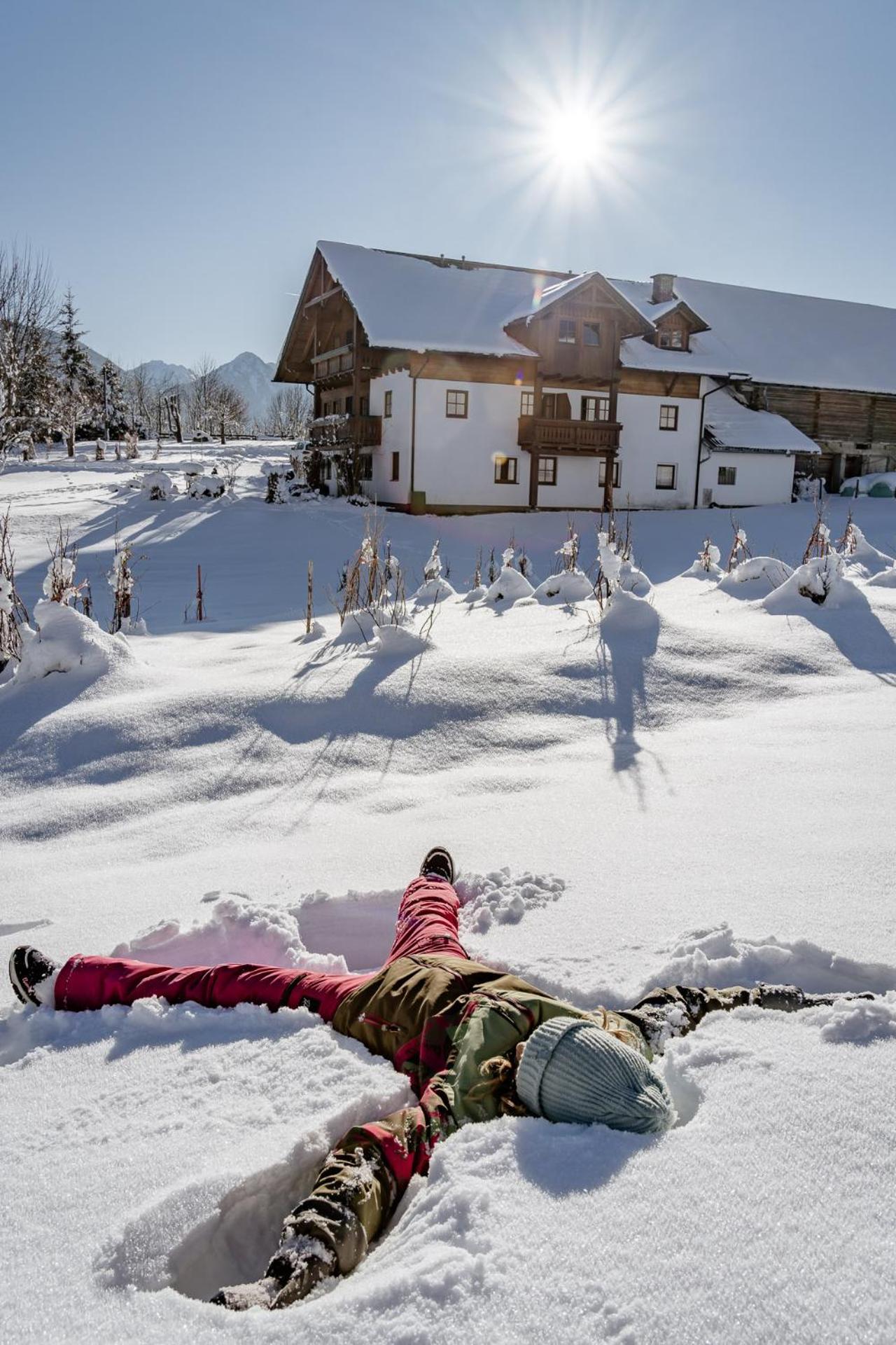 Ferienwohnung Biobauernhof Brandlhof Ramsau am Dachstein Exterior foto